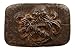 Italian Artisan Crafted Belt Buckle - Ancient Kraken Plaque Rust Vintage Style