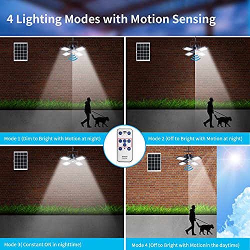 Aqonsie Solar Pendant Lights Outdoor Indoor, 1000LM Dual Head Solar