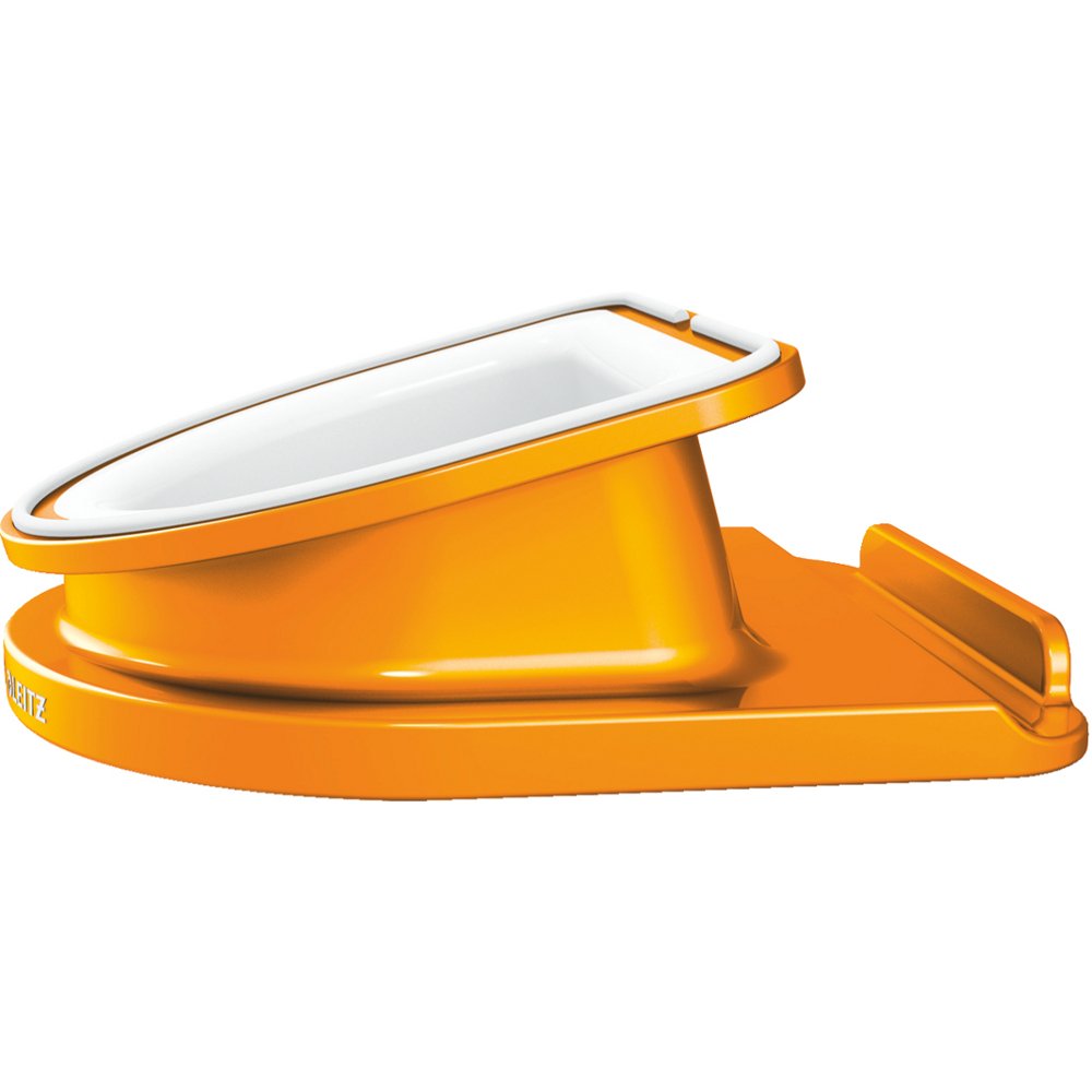Leitz Rotating Desk Stand for iPad/tablet PC, Wow Range 62741044 - Metallic Orange — image 1