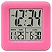 Equity by La Crosse 70902 Pink Soft Cube LCD Alarm Clock