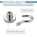 Preyda Magnetic Hooks, 6 Cruise Hooks Set for Hang and Add Storage, Powerful Heavy Duty Neodymium Magnet Hook
