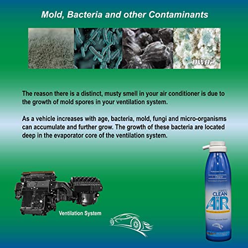 DWD2 Clean AIR® Premium Foaming Automotive Evaporator Coil Cleaner