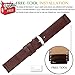 VIMVIP 20mm Genuine Leather Watch Band Strap for Moto 360 2nd Gen 42mm Samsung Gear S2 Classic (Brown)