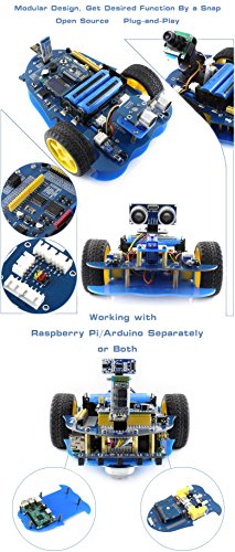 image for Waveshare AlphaBot-Pi Raspberry Pi Version- Raspberry Pi 3B Mother Boa