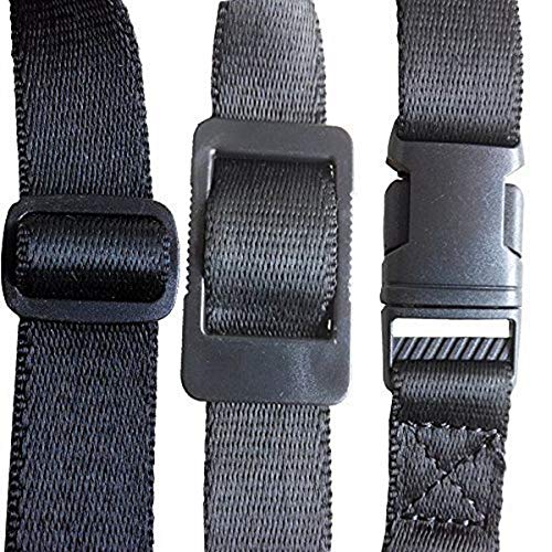 Algol - Professional Adjustable Tenor Alto Saxophone Strap Luxury Leather Snap Metal Hook Harness Double Shoulder Sax Neck Straps