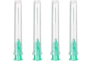 YEMAR HOME 21 Gauge Needles 1 Inch, 21g 1 Inch Needle, （100Pack）for Scientific Labs