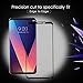 LG V30 Screen Protector, blockone Premium Tempered Glass 3D Full Coverage Screen Protector For LG V30 [9H Hardness] [Anti-Fingerprint] [High Responsivity] [Bubble Free]