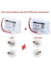 qblpower 2 3AA 3.6 V Ni-Cd Batería de Teléfono inalámbrico para Vtech bt-17333 bt17333 bt-27333 bt27333 bt-17233 bt17233 bt-163345 cs5121 cs2111 01839 24112 4128
