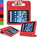 AVAWO Kids Case for Fire 7 2017 - Light Weight Shock Proof Handle Kid-Proof Case for Fire 7 inch Display Tablet (7th Generation - 2017 release), Red