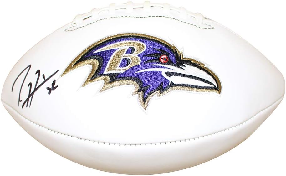 ray lewis autographed football