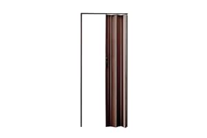 3T GROUP Home Accordion Doors for Closet Interior,Accordion Folding Door,Bifold Doors,Sliding Door,Multifold Retractable Walnut 36in*80in for Home,Room,Kitchen (Walnut, 36in*80in)