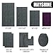 MAYSHINE Plush Shaggy Chenille Bath Mat | Extra Soft, Super Absorbent, Non-Slip Bathroom Rug | Fluffy Microfiber, Area Rug Sets for Bathroom Floor, Kitchen, Living Room | 32