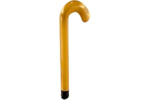 4E's Novelty Old Man Inflatable Cane - Blow Up Cane Walking Stick Crutch, Old Man Lady 100 Day of School Costume Kids Accessories, Senior Retirement Old Age Party Decorations