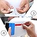 YOUNGFLY 2pcs Car Rear View Mirror Stickers Decor DIY Car Body Sticker Side Decal Stripe Decals SUV Vinyl Graphic Orange