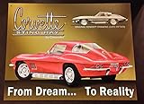 Chevy Corvette Stingray Tin Sign 16 x 11in