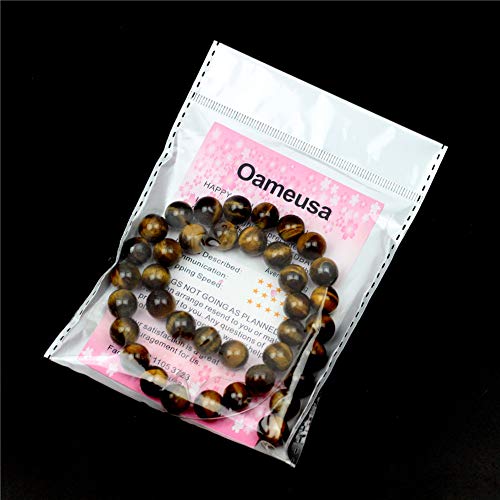 Oameusa 10mm Yellow Tiger Eye Agate Stone Natural Round Smooth Beads Gemstone Beads Loose Beads Agate Beads for Jewelry Making 15" 1 Strand per Bag-Wholesale - Thumbnail 5