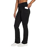 Bally Total Fitness Womens 32" Sawyer Bootcut Pocket Pant