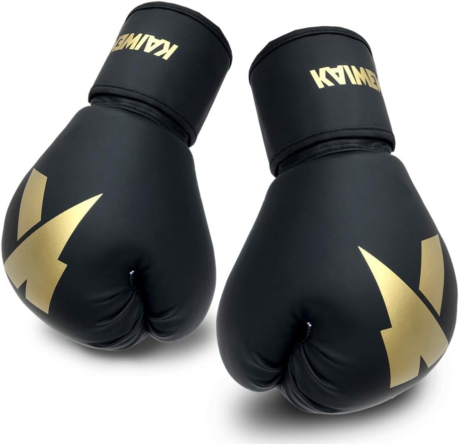 Boxing Gloves (6oz, 8oz, 10oz, 12oz, 14oz, 16oz) Punching Bag Mitts, Muay Thai, Kickboxing Fight Training Gloves by KAIWENDE-BX01
