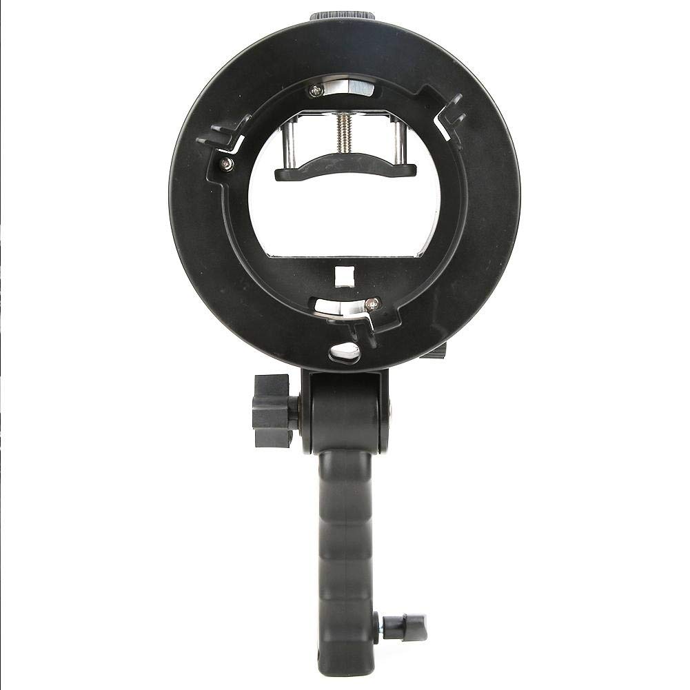 Handheld S-Shape Bracket Stand Holder with Hand Grip for Bowens Mount Flash Softbox Reflector Photo Studio Accessories