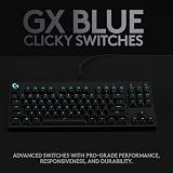 Logitech G PRO Mechanical Gaming Keyboard Tenkeyless UK QWERTY Black view 3