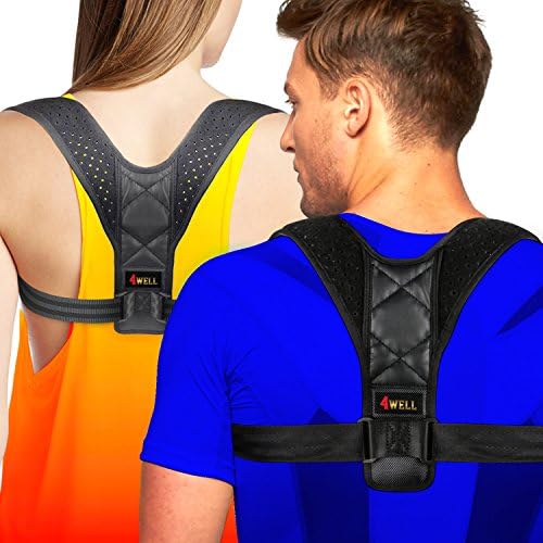 Posture Corrector - Posture Corrector for Men and Women - Back Posture Corrector Brace - Adjustable Perfect Mens Womens Upper Back Brace - Elastic Comfortable Posture Corrector Shoulder Support