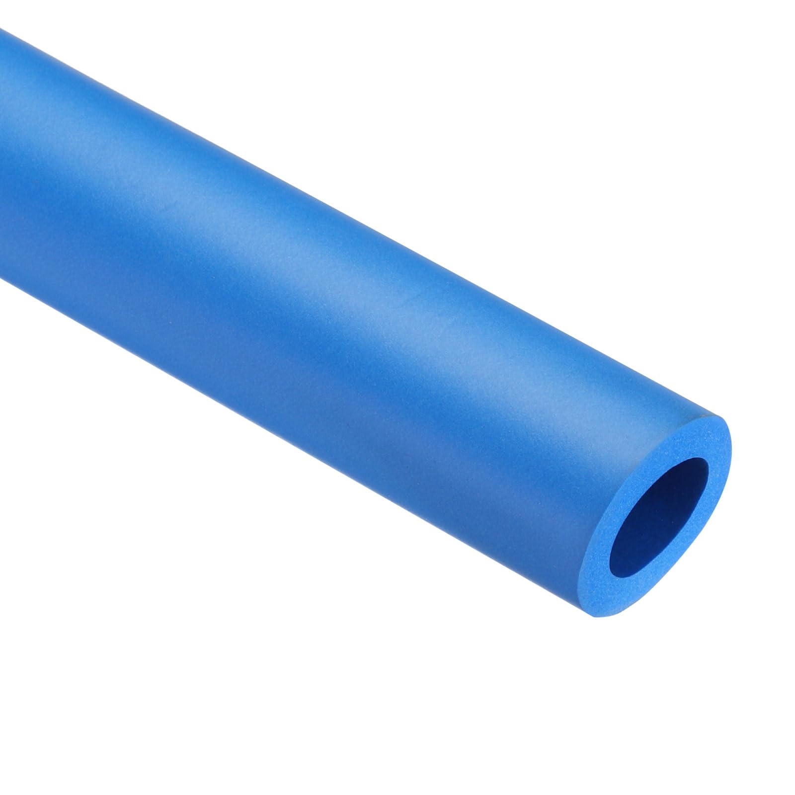 Rebower 18mm ID Pipe Insulation Tubing 6mm Thick Heat Preservation Foam Tube, [for Plumbing Freeze Protection Exercise Handle] - 30mm OD/3ft/Blue