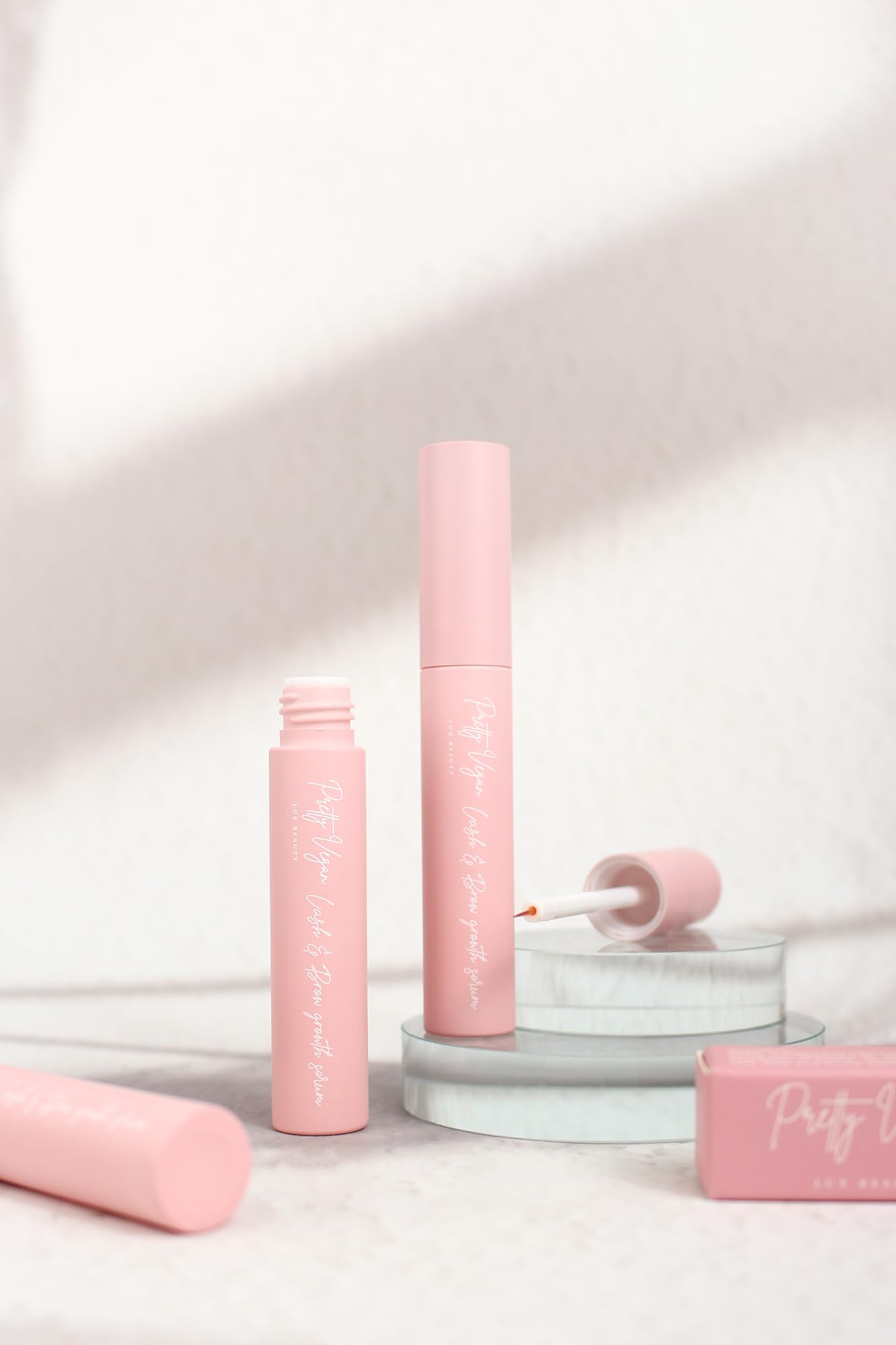 Lash & Brow Enhancing Serum, Promotes Appearance of Longer, Thicker Eyelashes, 100% Organic Pure Plant Extract