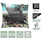 Agfabric 50% Rating- 12ftx20ft Prefabricated Sunblock Shade Panel,Garden Netting Shade Tarp Panel with Gromments, for Greenhouse, Barn or Kennel, Pool, Pergola or Carport