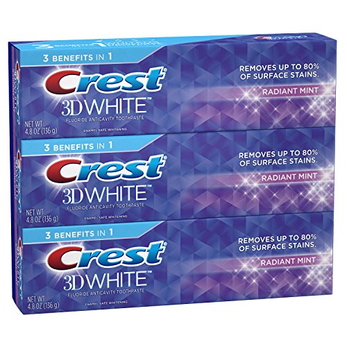 4 Crest+White+Toothpaste+Radiant+Mint