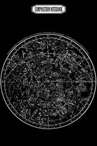 Composition Notebook: Astronomy stars constellations, southern hemisphere ovarian colorectal pancreatic breast cancer awareness notebook Journal Notebook Blank Lined Ruled 6x9 100 Pages