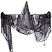 Boao 9 Piece Halloween White Spider Web and Black Creepy Cloth with 4 Pcs Plastic Spiders 78 x 33 Inches Halloween Spooky Decoration Set for Party Supplies House Outdoor Yard Doorways Decor