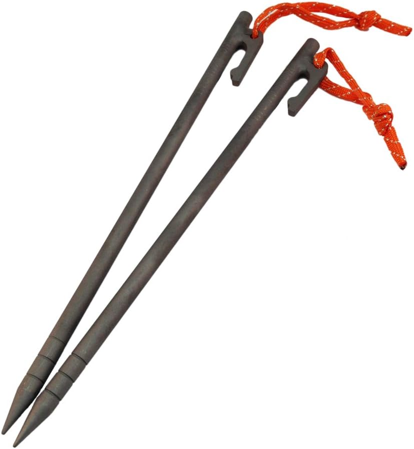 Nurselog Lightweight and Strong Titanium Tent Stakes