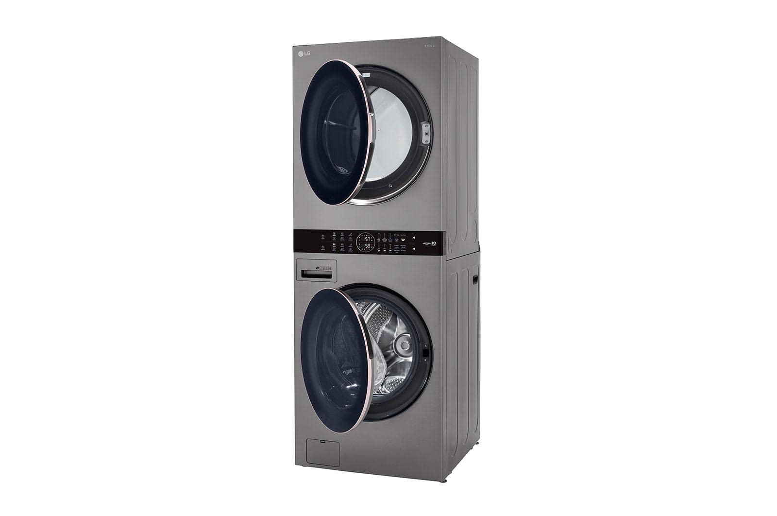 Single Unit Front Load LG WashTower? with Center Control? 4.5 cu. ft. Washer and 7.4 cu. ft. Electric Dryer