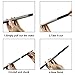 Twinkle Star 12 Pcs Solar Pathway Lights Stainless Steel Solar Garden Lights Solar Landscape Lights for Lawn, Patio, Yard, Walkway