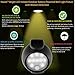 Hoont Bright LED Indoor/Outdoor Battery Powered Wall Light Fixture with Motion Detection – Auto On/Off