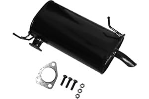 Rear Exhaust Muffler Compatible With 2014-2018 Mitsubishi Outlander 2.4L Exhaust Muffler (Black)