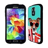 Head Case Designs Doggie At The Movies Funny Animals Hybrid Gel Back Case for Samsung Galaxy S5