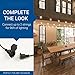Hyperikon LED Outdoor Commercial String Lights, 48ft with 15 Hanging Sockets, 2W LED S14 LED Bulbs Included - Weatherproof Vintage Edison String Lights for Patio, Backyard, Party Wedding Decoration