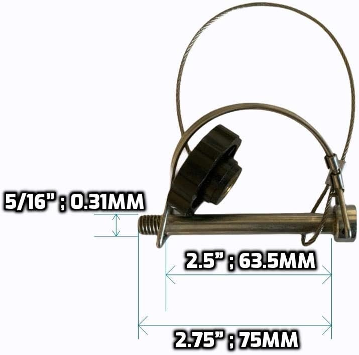 First Class Quality Stainless Steel Round Wire Lock Pins 5 16 X 2 75 Ss 316 Marine Grade With Cap 2 Pack Locking Pin Round Loop Home Improvement Here Has The Latest Www Seahorsesailingschool Com