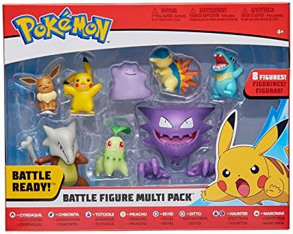 Pokemon Battle Figure 8-Pack, Featuring 