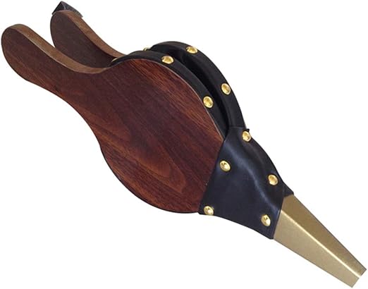 Brown Bbq And Camping Queena Bellows Bellow With Hanging Leather
