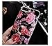 iPhone 7 Plus Kickstand Case, Luxury Bling Glitter Soft TPU Gel Beauty Shiny Flower Cute Candy Protective Cover Case for Girls with Wrist Strap (iPhone 7 Plus, Flower)