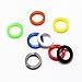 TXIN Key Caps Tags, Silicone Hollow Key Identifier Rings Key ID Rings Key Cap Covers Topper Coding Identify Keys