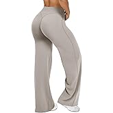 JGS1996 Wide Leg Yoga Pants Bottoms Straight Leg Leggings for Women High Waist Stretch Booty Casual Gym Workout Sweatpants