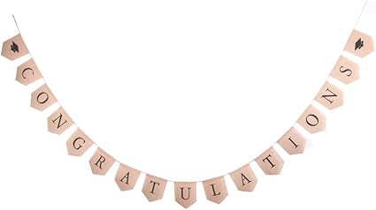 Amazon Com Bestoyard Congratulations Banner Graduation Party