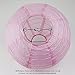 Just Artifacts Decorative Round Chinese Paper Lanterns 12pcs Assorted Sizes (Color: Pale Pink)