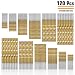 120 PCS Twist Drill Bit Set, HSS Brad-Point Drill Bits by Sibaok, Titanium High Speed Steel Mini Drill Bit, Micro Precision 1/1.5/2/2.5/3/3.5 mm, Perfect for Wood, Plastic, Steel, Aluminum Alloy