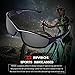 RIVBOS Polarized Sports Sunglasses Driving Comfortable Sun Glasses shades for Men Women Tr 90 Flexible Frame for Cycling Baseball Running 842 (Black, Black Polarized Lens)