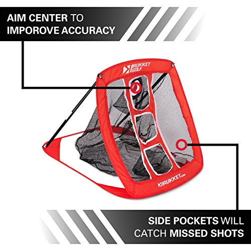 image for Rukket Sports Rukket Putting Green & Golf Chipping Net Bundle | Indoor