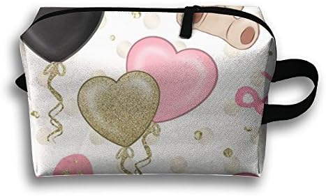 WYFG Toy Teddy Bear Heart Portable Travel Storage Multi-functional Tolietry Bag